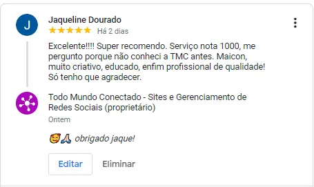Depoimento cliente TMC
