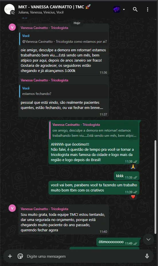 Depoimento cliente TMC